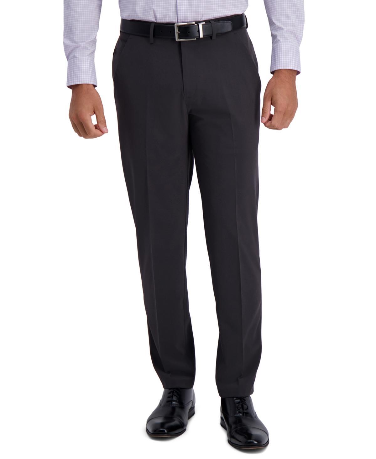 Haggar Mens Active Series Extended Tab Slim Fit Dress Pant Product Image