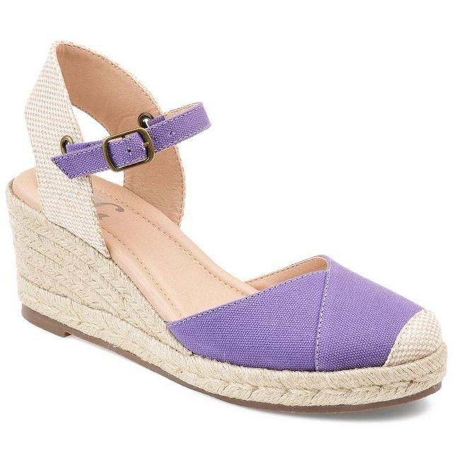 Journee Collection Ashlyn Womens Wedges Purple Product Image