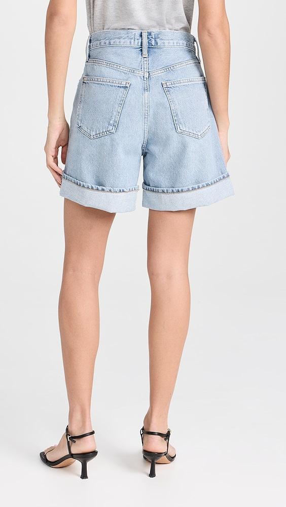 AGOLDE Dame Shorts: High Rise Baggy Cuff | Shopbop Product Image