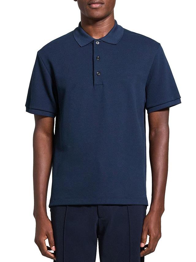 Theory Jocelin Polo Shirt in Studio Knit Jacquard  male Product Image