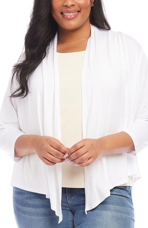 Karen Kane Calli Draped Open Front Cardigan Product Image