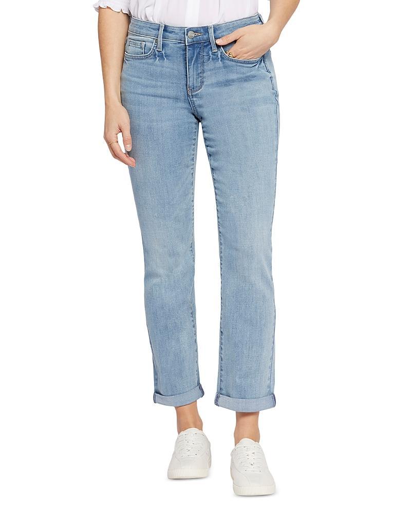 NYDJ Sheri Slim Rolled Cuff Cropped Denim Jeans Product Image