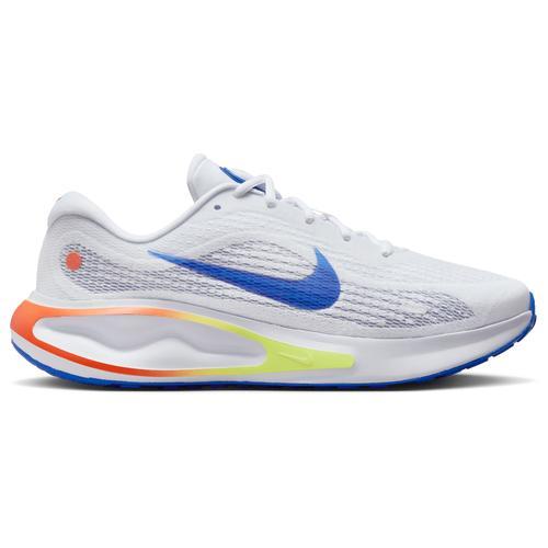 Nike Mens Nike Journey Run - Mens Running Shoes Grey/White/Blue Product Image