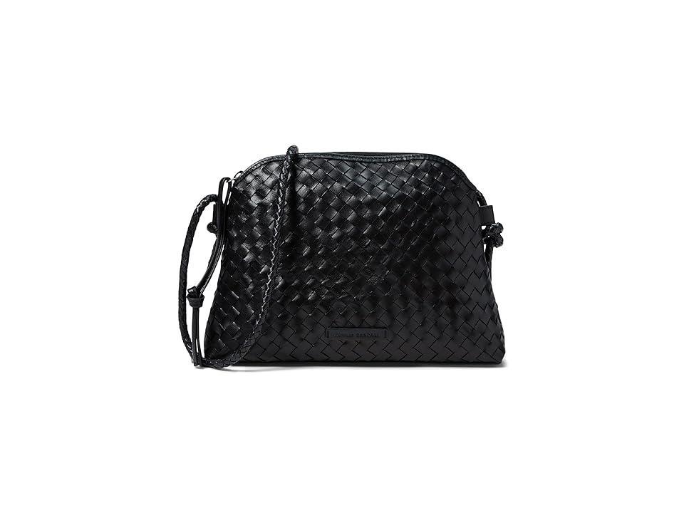 Womens Mallory Woven Leather Crossbody Bag Product Image