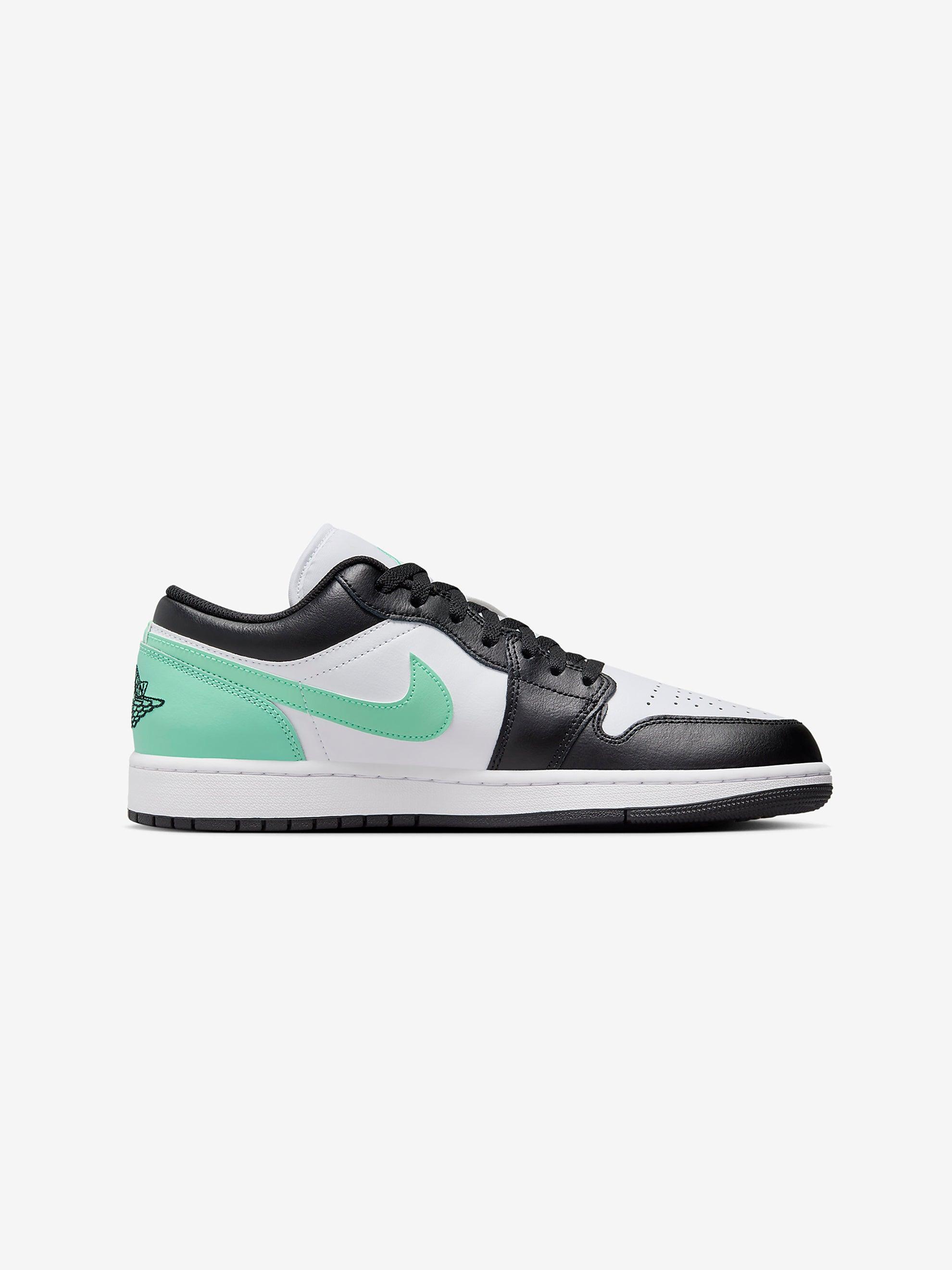 Air Jordan 1 Low (White/Black/Green Glow) Product Image