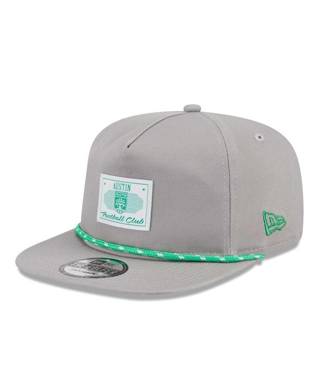 Mens New Era Gray Austin Fc Established Patch 9FORTY A-Frame Trucker Adjustable Hat Product Image