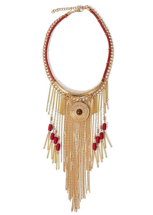 Tassel Beaded Necklace Product Image