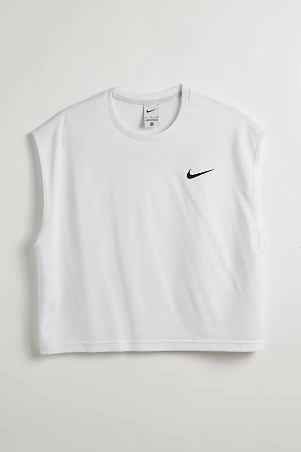 Nike UO Exclusive Cropped Swim Shirt Top Mens at Urban Outfitters Product Image