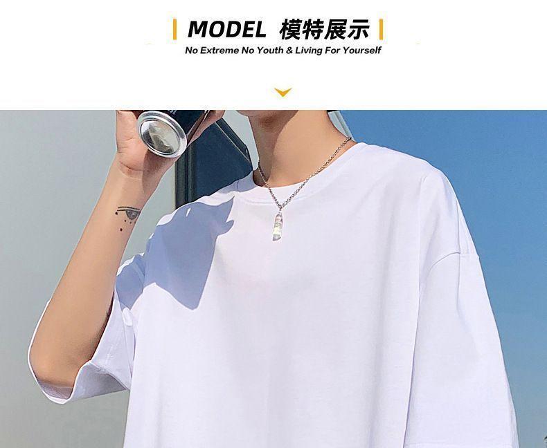 Short-Sleeve Plain T-Shirt Product Image