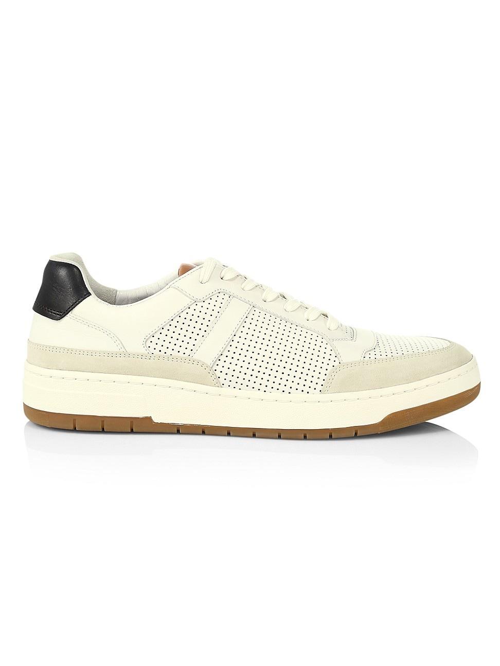 Men's Mason Perforated Leather Low-Top Sneakers Product Image