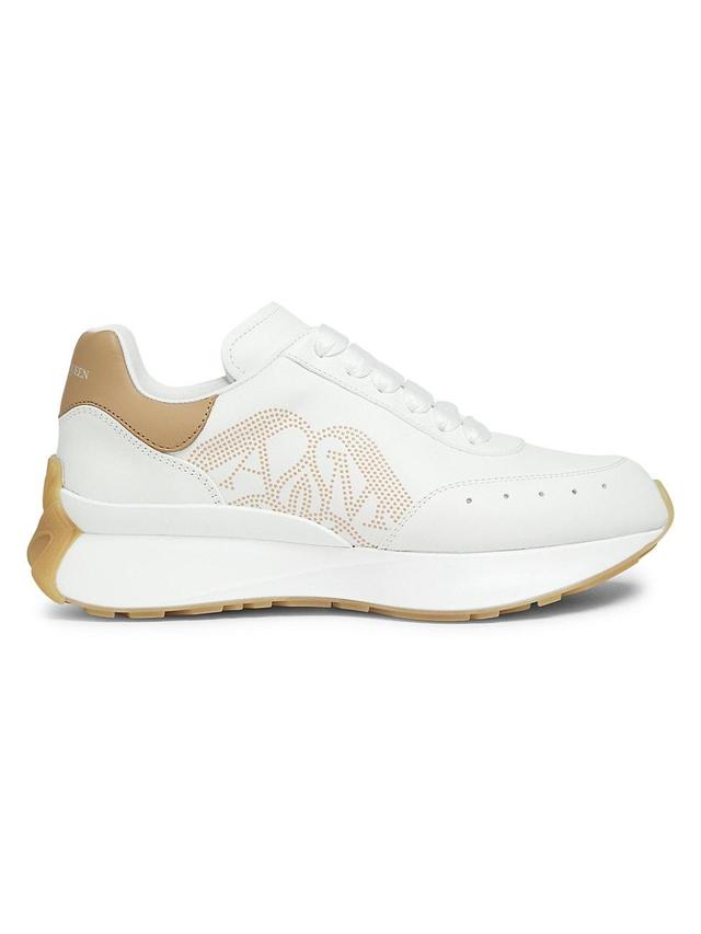 Womens Sprint Runner Leather Low-Top Sneakers Product Image