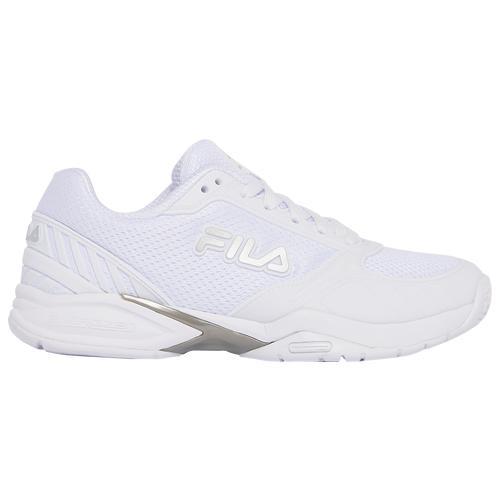 Fila Womens Volley Zone - Tennis Shoes Silver/White/White Product Image