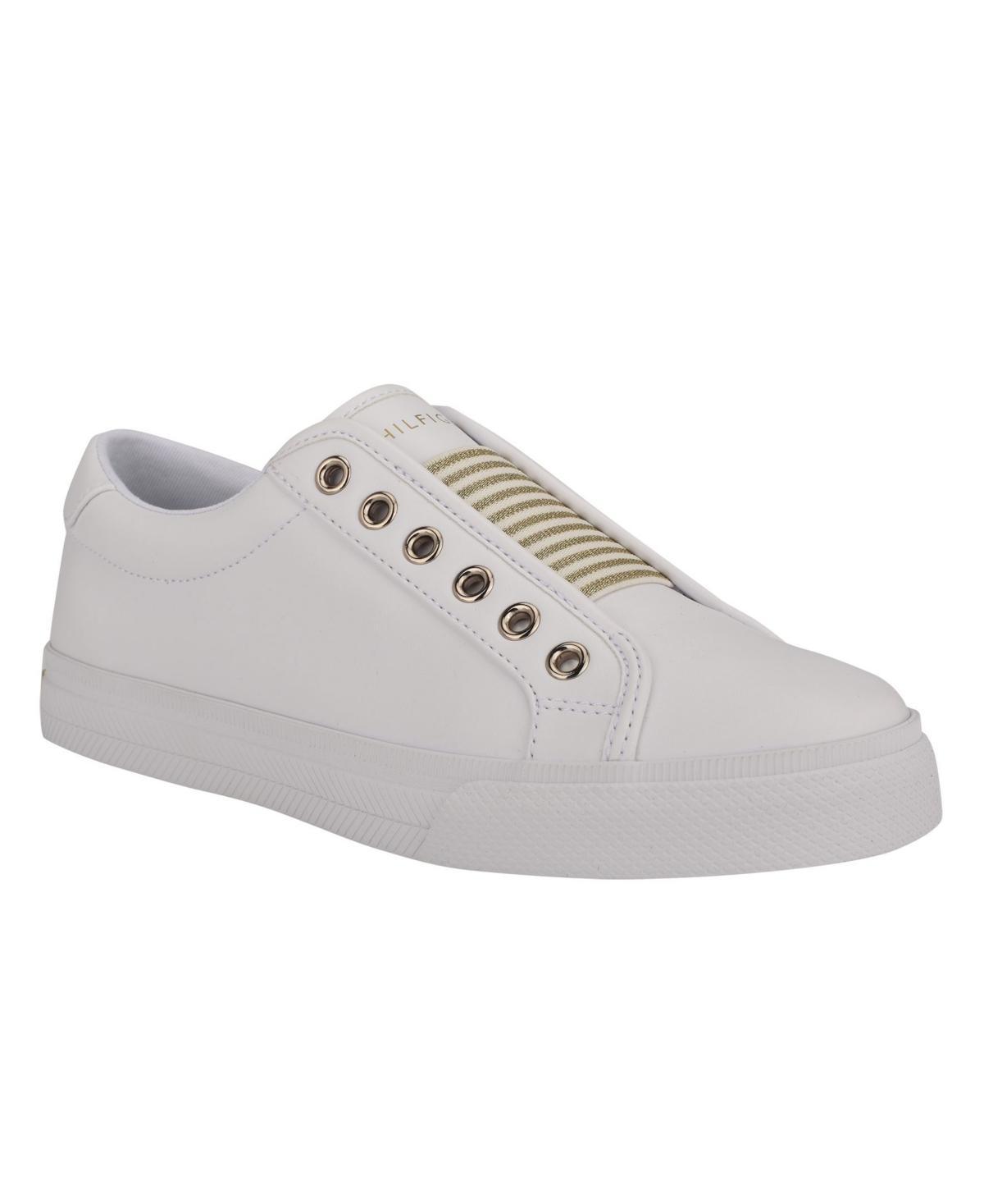 Tommy Hilfiger Women's Laven Low-Top Sneakers - White - Size 11  - female - Size: 11 Product Image