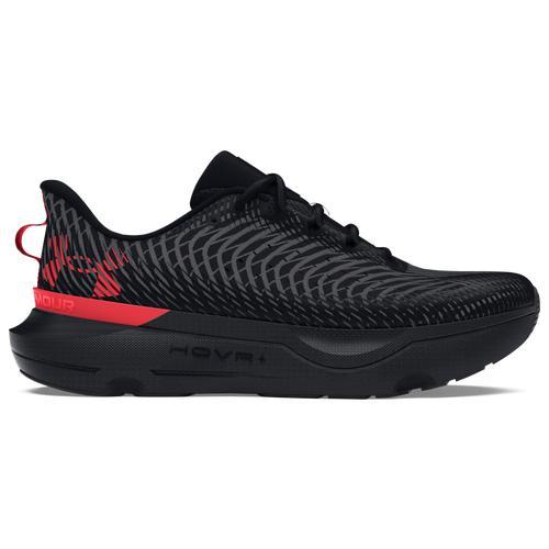 Under Armour Mens Under Armour Infinite Pro - Mens Running Shoes Black/Anthracite/Racer Red Product Image