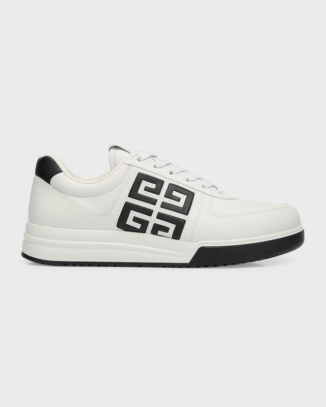 Mens G4 Bicolor Leather Low-Top Sneakers Product Image