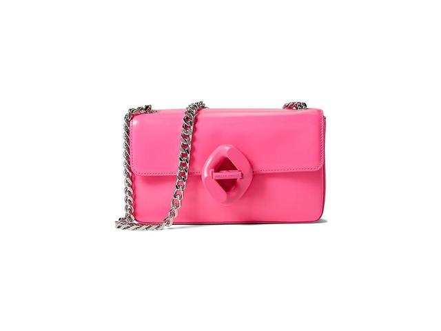 Womens Small G Chain Leather Shoulder Bag Product Image