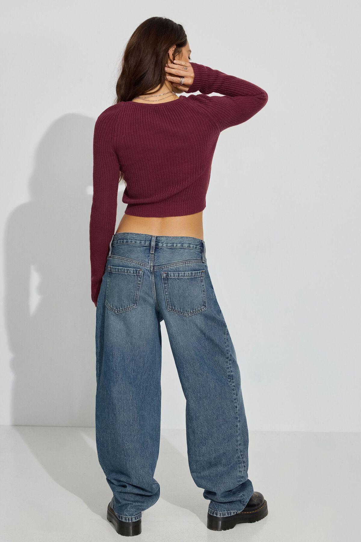 Low Rise Baggy Jeans Product Image