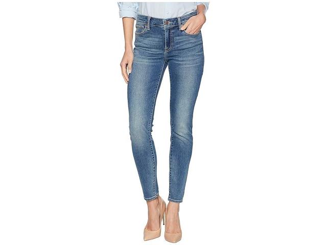 Lucky Brand Ava Mid-Rise Super Skinny Jeans in Waterloo (Waterloo) Women's Jeans Product Image