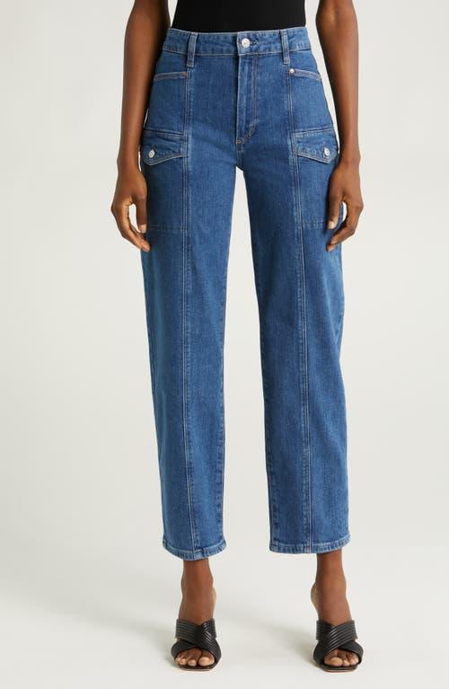 PAIGE Alexis High Waist Tapered Cargo Jeans Product Image