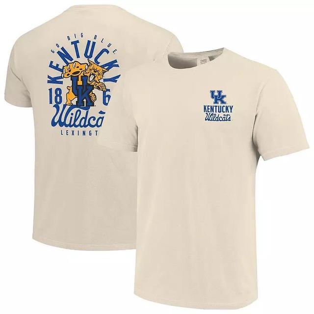 Mens Cream Kentucky Wildcats Comfort Colors Mascot Overlay T-Shirt Product Image