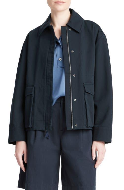 Utility Poplin Zip-Front Jacket Product Image