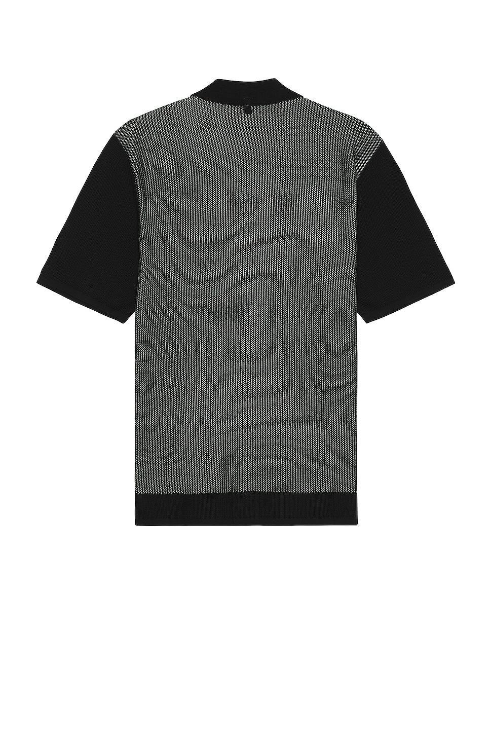 rag & bone Harvey Short Sleeve Knit Button-Up Camp Shirt Product Image