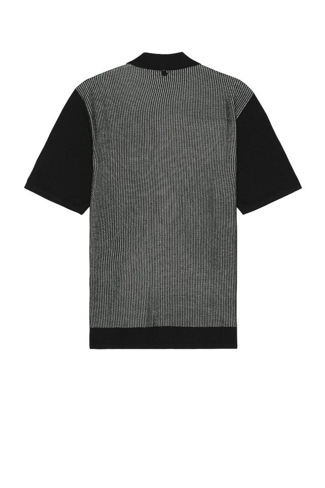 rag & bone Harvey Short Sleeve Knit Button-Up Camp Shirt Product Image