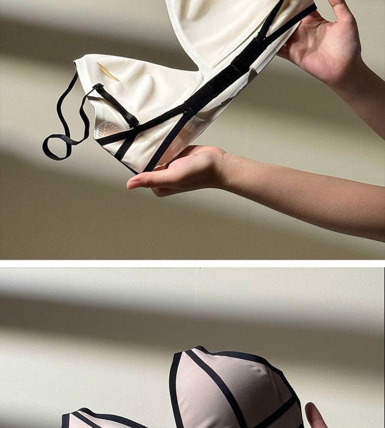 Contrast Trim Wireless Bra Product Image