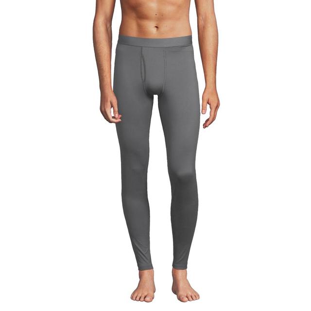 Mens Lands End Stretch Thermaskin Long Underwear Base Layer Pants Warm Grey Product Image