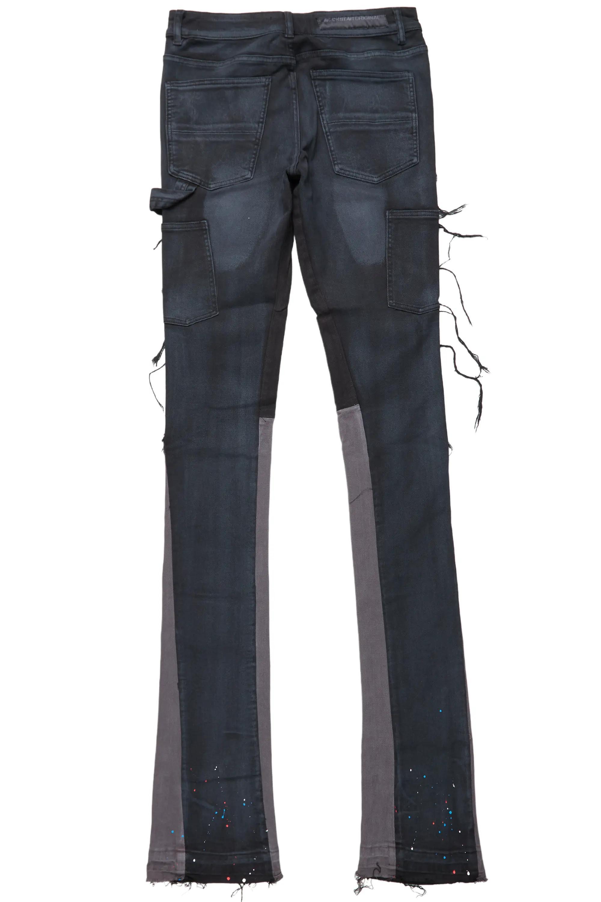 Serrano Black Super Stacked Jean Male Product Image