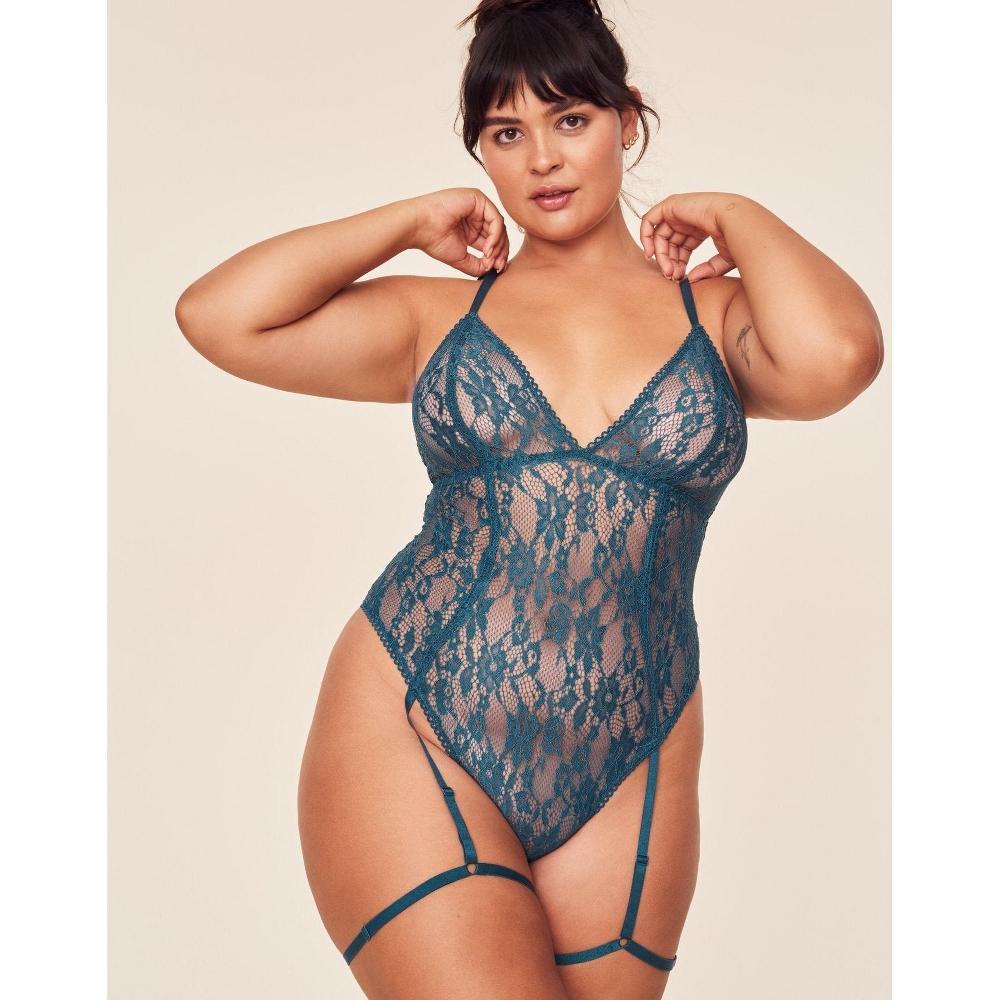 Clarisse Womens Plus-Size Bodysuit Lingerie Product Image