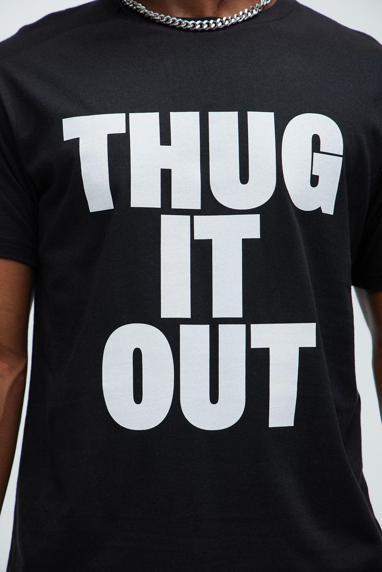 Thug It Out Short Sleeve Tee - Black Product Image