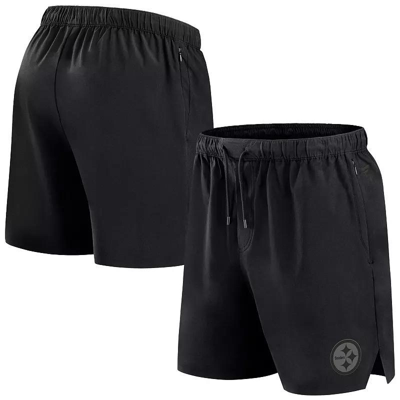 Mens Fanatics Signature Black Cleveland Guardians Front Office Woven Shorts Product Image