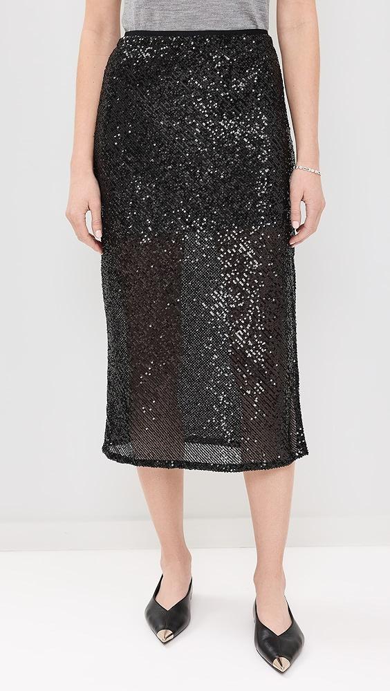 Enza Costa Sequin Bias Skirt | Shopbop Product Image