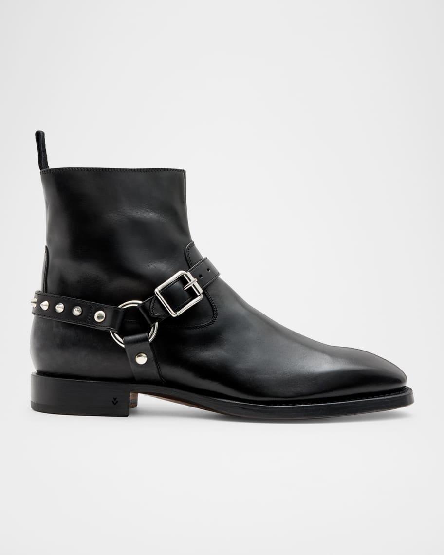 Men's Regent Harness Leather Ankle Boots Product Image