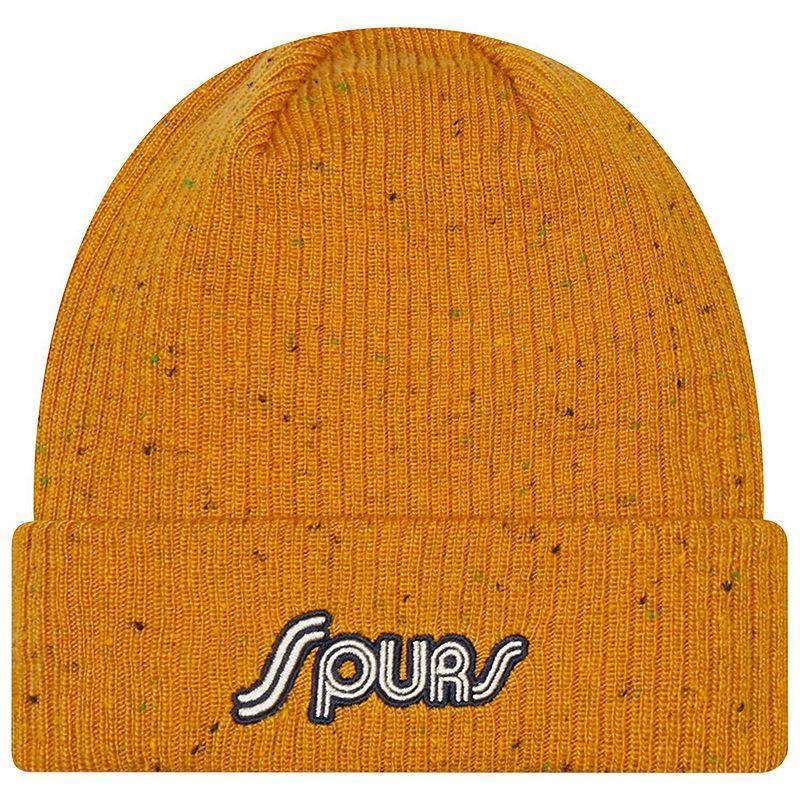 Mens New Era Orange Tottenham Hotspur Retro Cuffed Knit Hat Product Image