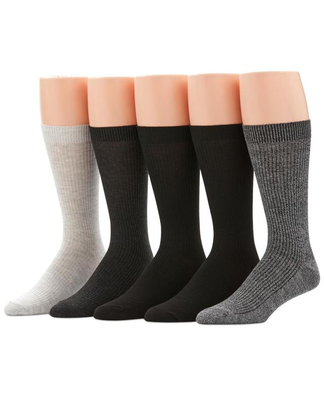 Men's 5-Pk. Ribbed Crew Socks  Product Image