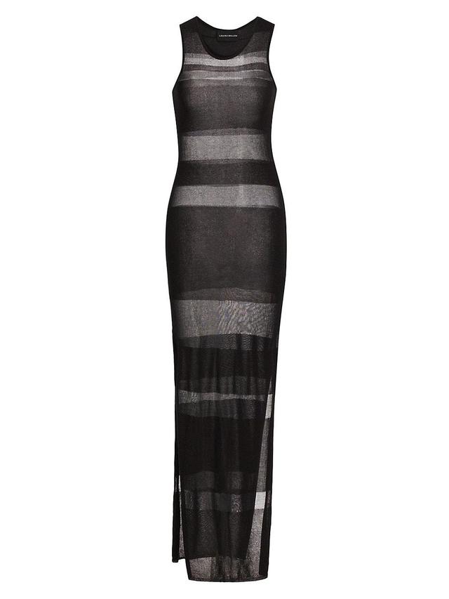 Womens Sea Breeze Sheer Maxi Dress Product Image