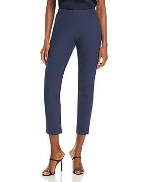 Eileen Fisher Slim Ankle Stretch Crepe Pants Product Image