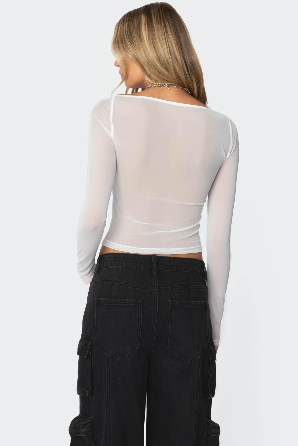 Marta Mesh Top Product Image