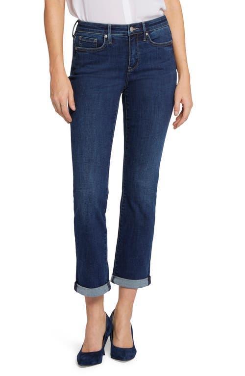 NYDJ Sheri Cuffed Straight Leg Jeans Product Image