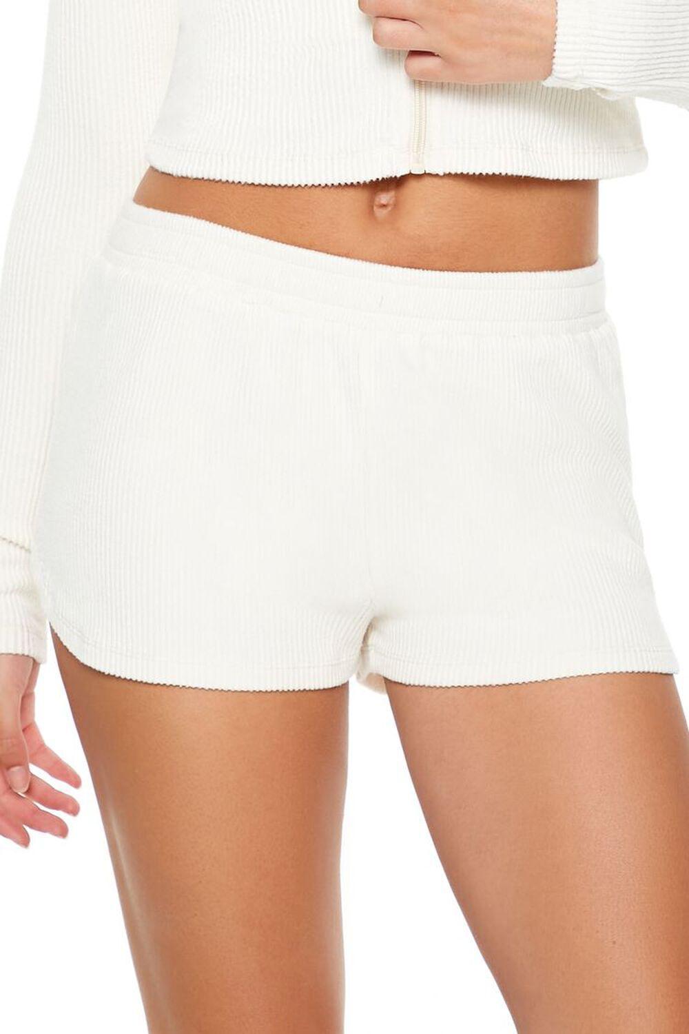 Ribbed Knit Pajama Shorts | Forever 21 Product Image