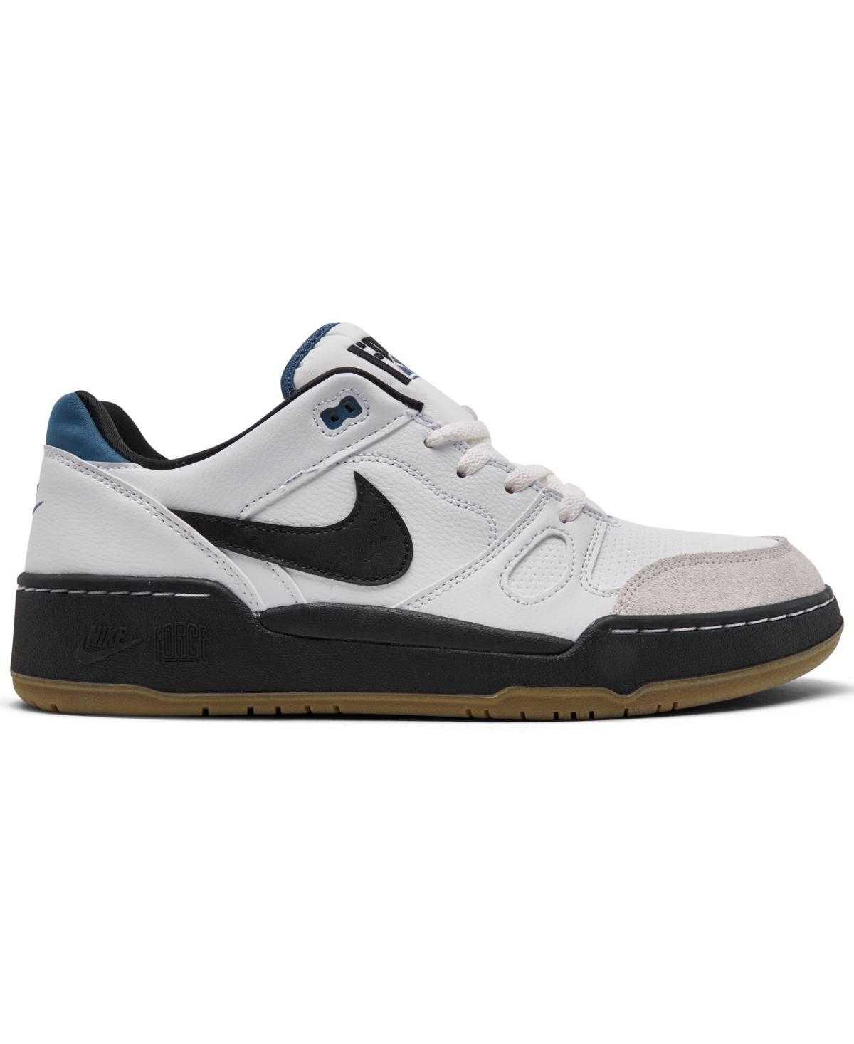 Men's Full Force Low Casual Sneakers From Finish Line In White,black Product Image