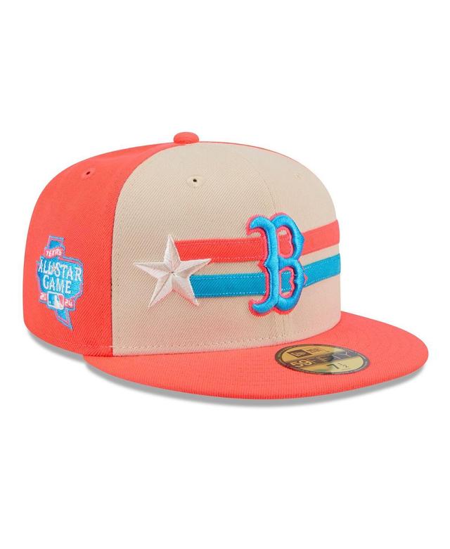 New Era Mens Cream Boston Red Sox 2024 Mlb All-Star Game 59FIFTY Fitted Hat Product Image