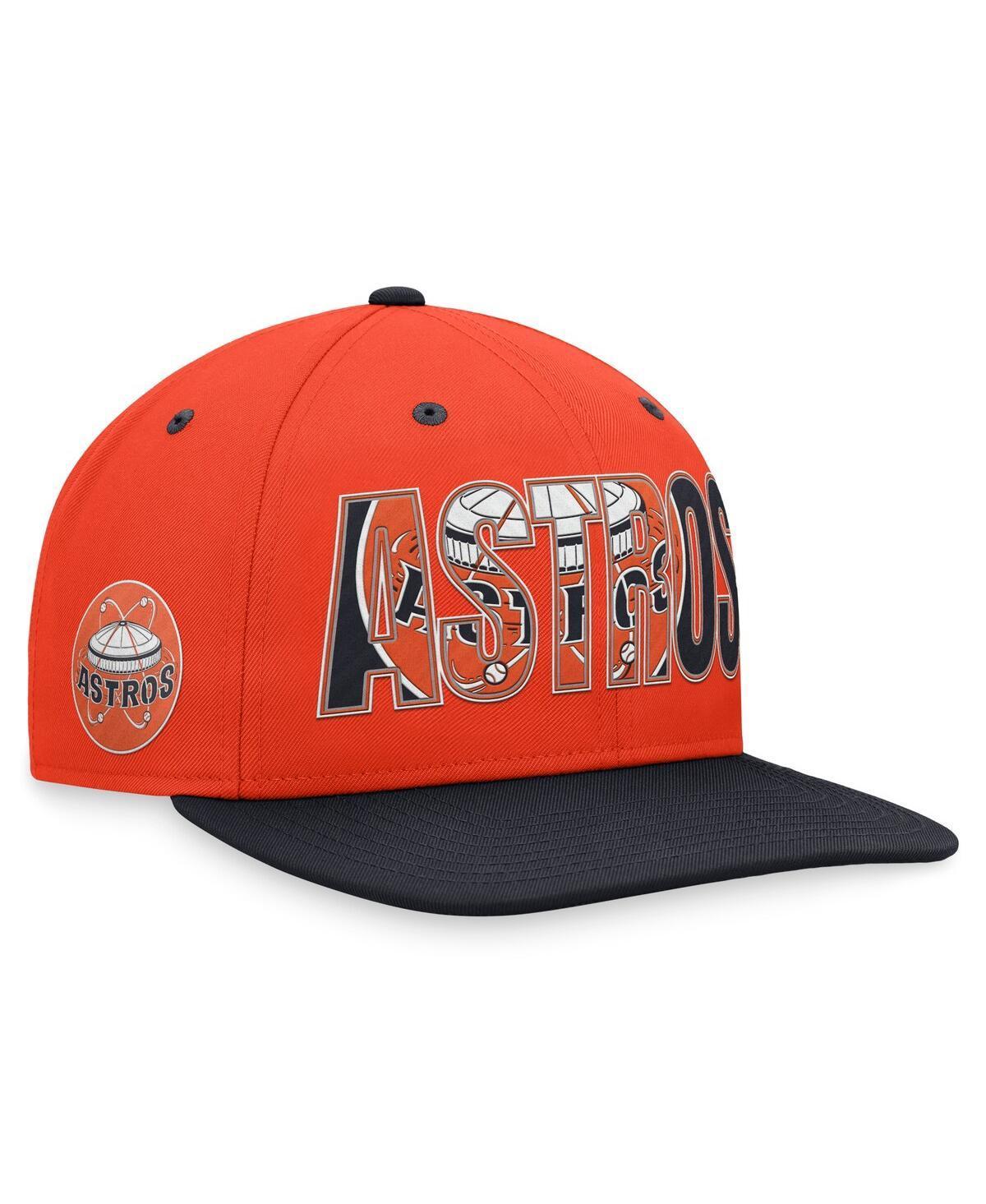 Mens Nike Orange Houston Astros Cooperstown Collection Pro Snapback Hat Product Image