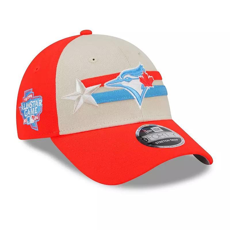 Mens New Era Cream Toronto Blue Jays 2024 MLB All-Star Game 9FORTY Adjustable Hat Product Image