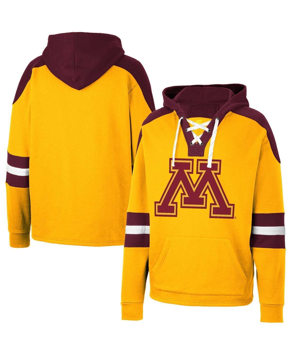 Mens Colosseum Minnesota en Gophers Lace-Up 4.0 Pullover Hoodie Product Image