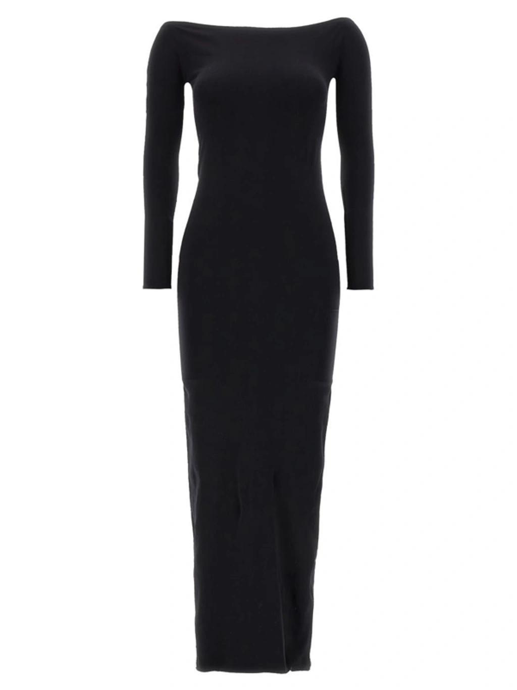 Curitiba Off-shoulder Maxi Dress In Black Product Image