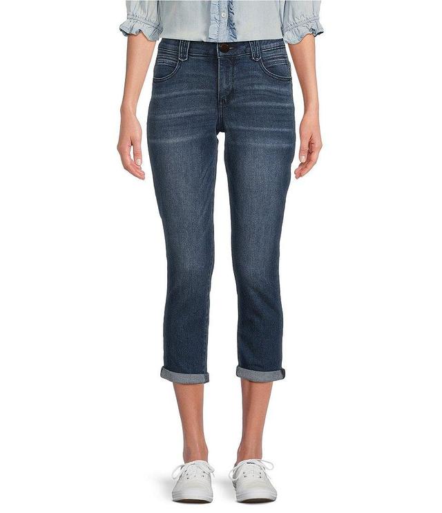 Democracy #double;Ab#double;solution Stretch Slim Straight-Leg Capri Skimmer Jeans Product Image