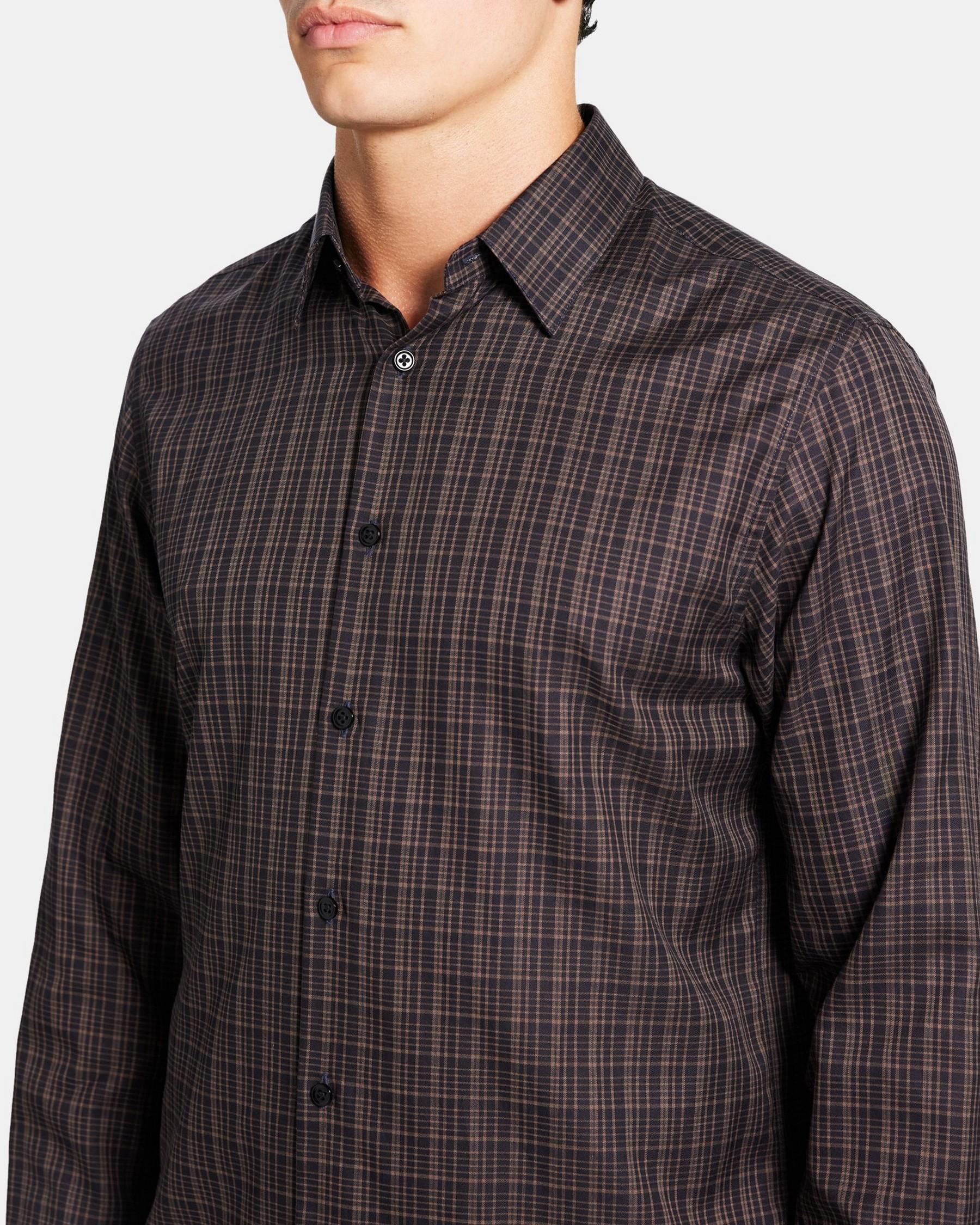 Standard-Fit Shirt in Cotton Flannel Product Image